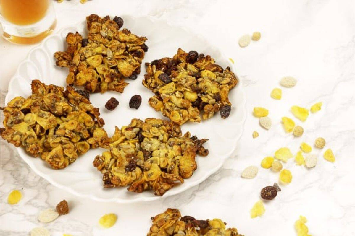 Crispy Crunchy Healthy Muesli Cookies