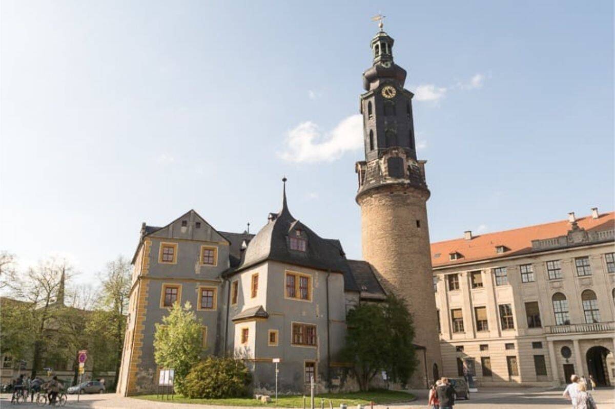 Weimar - City Castle and Tower City castle and castle museum in Weimar