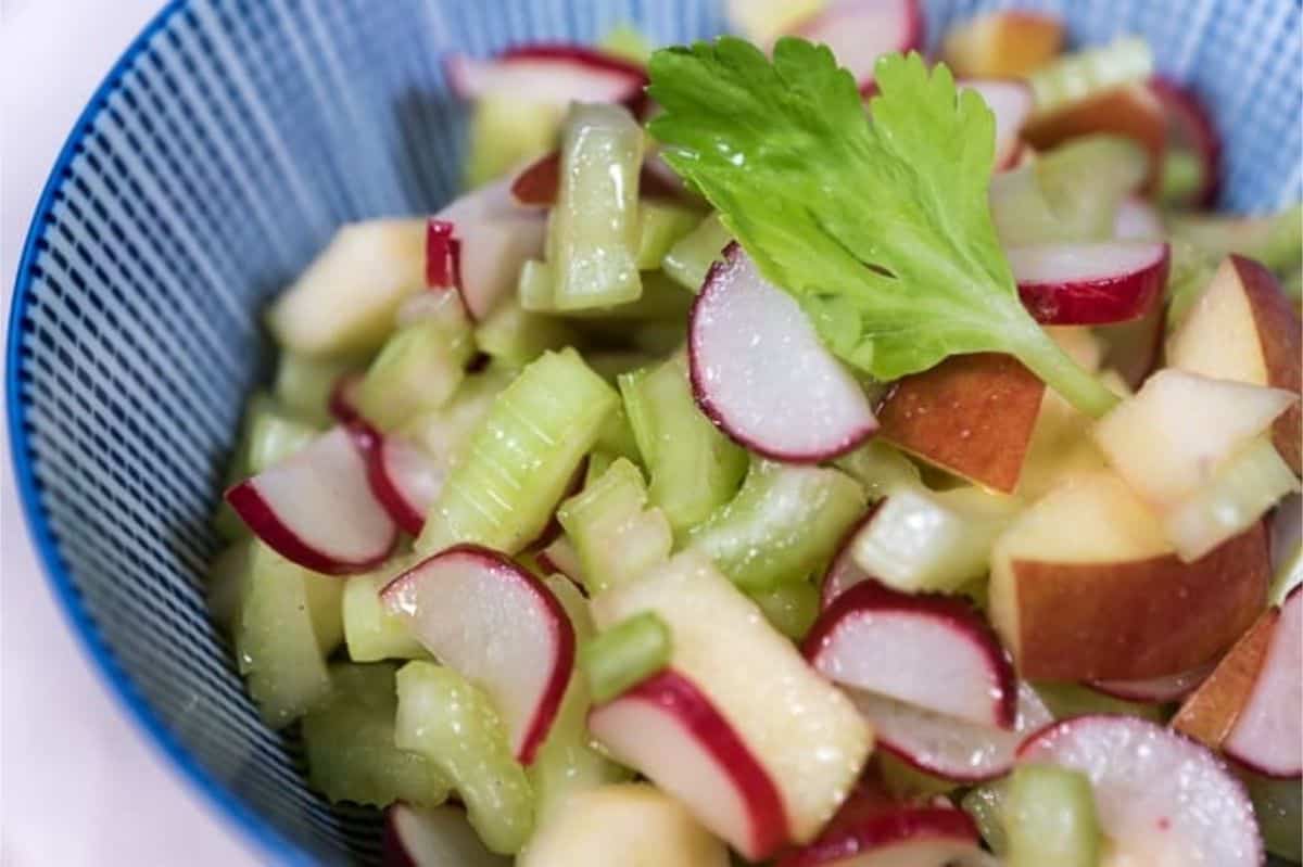 easy apple & celery salad