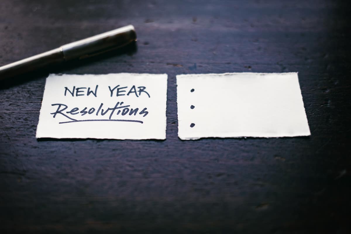 Good New Year's resolutions result when you write them down