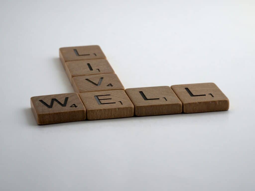 Scrabble words: Live well