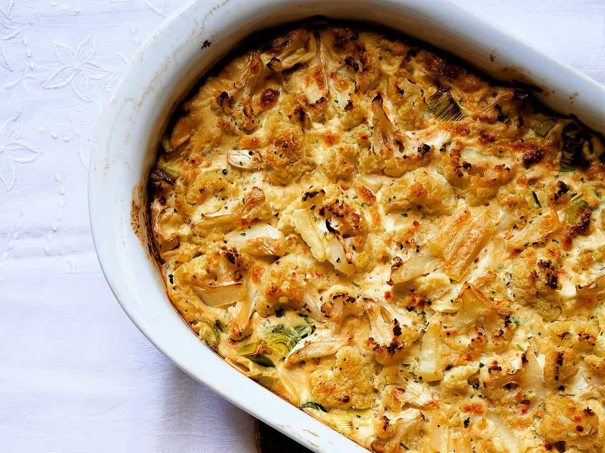 leek and cauliflower bake recipe