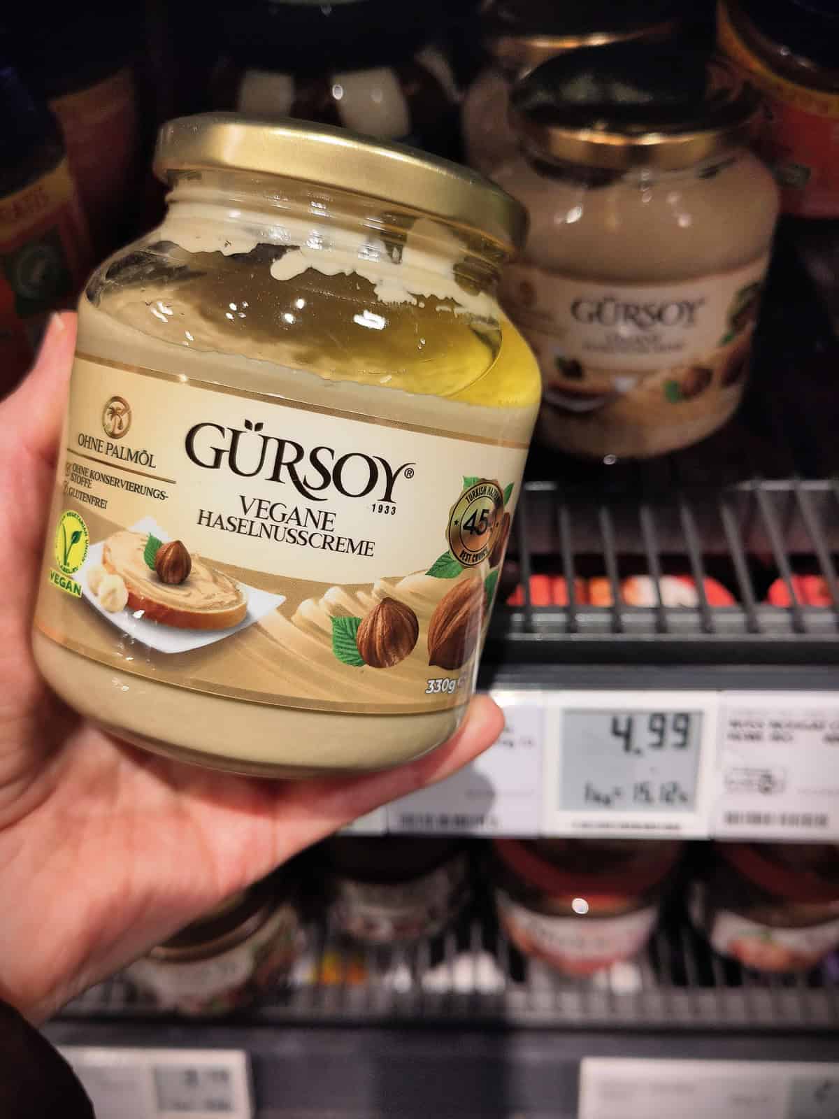 Gürsoy, a vegan sweet roasted hazelnut spread, one of my March '25 delights