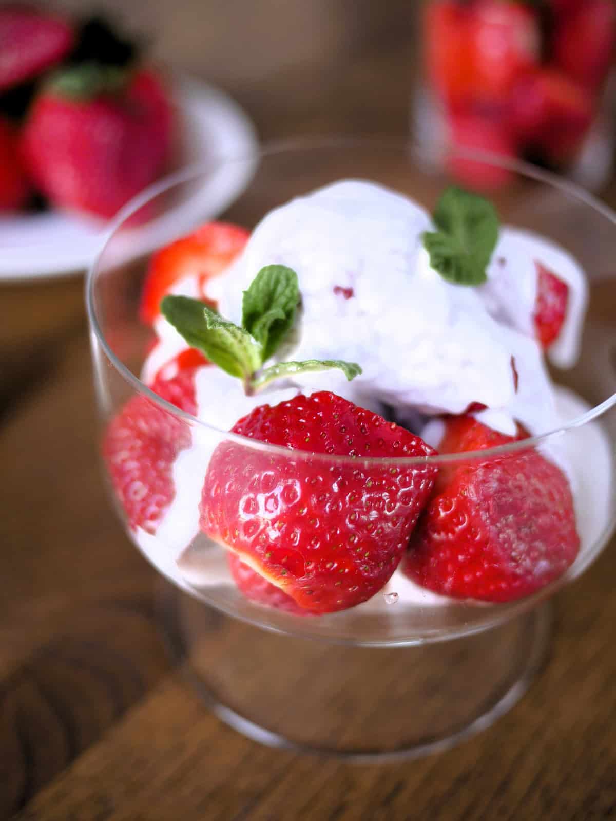 Wimbledon strawberries and cream