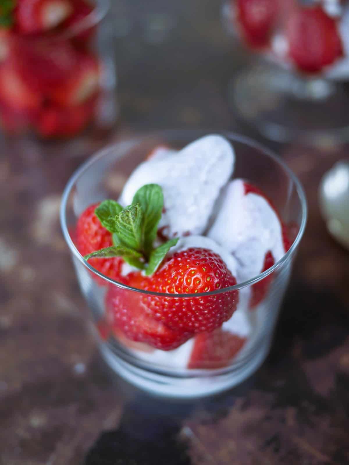 Wimbledon strawberries and cream