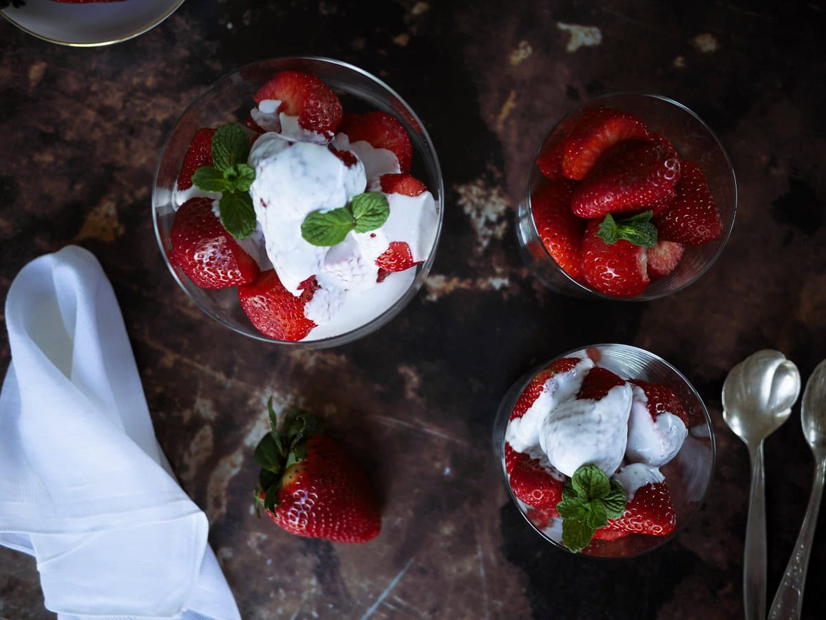 Wimbledon strawberries and cream