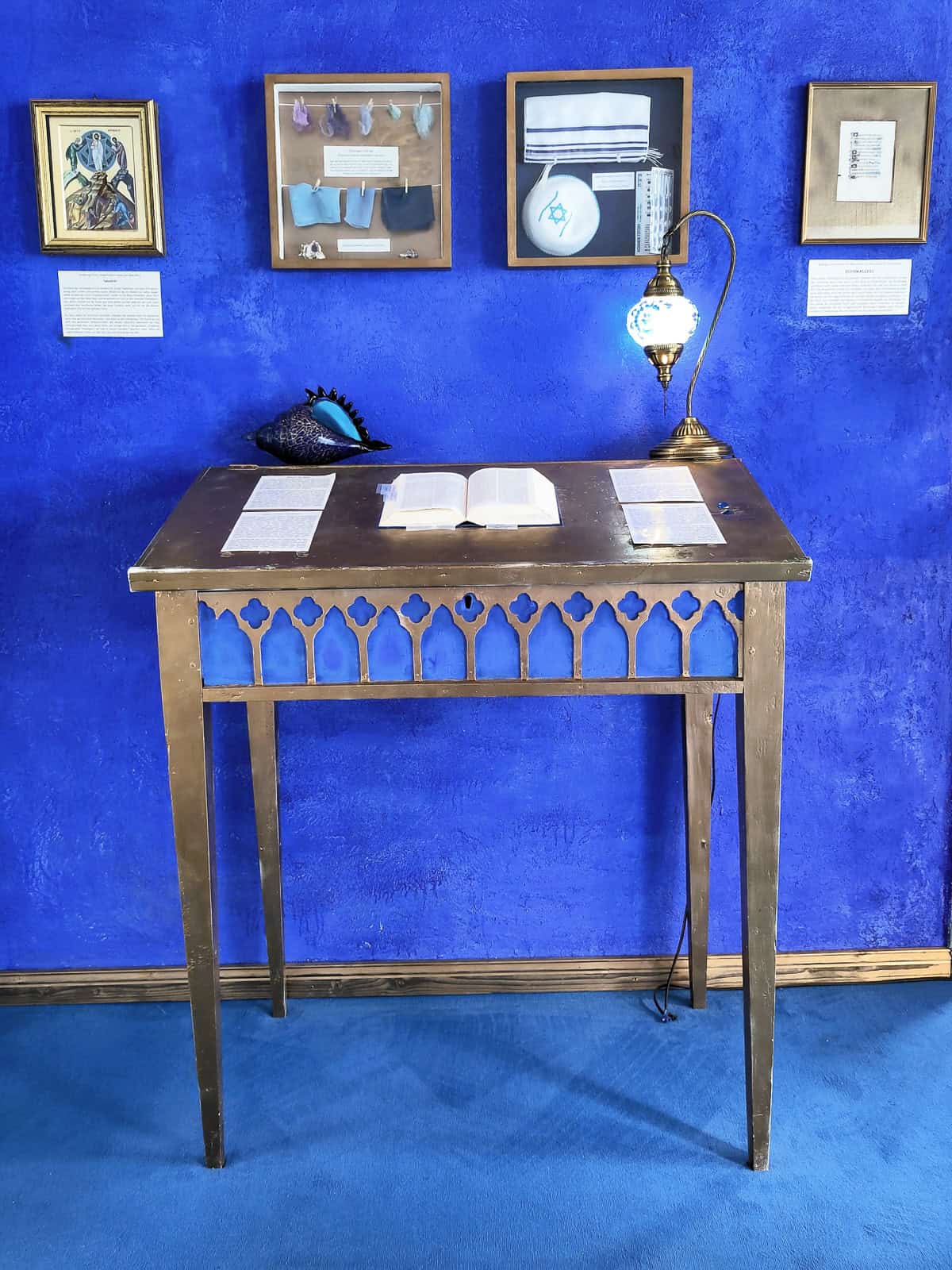 Exhibit at the Museum Blau in Schwetzingen