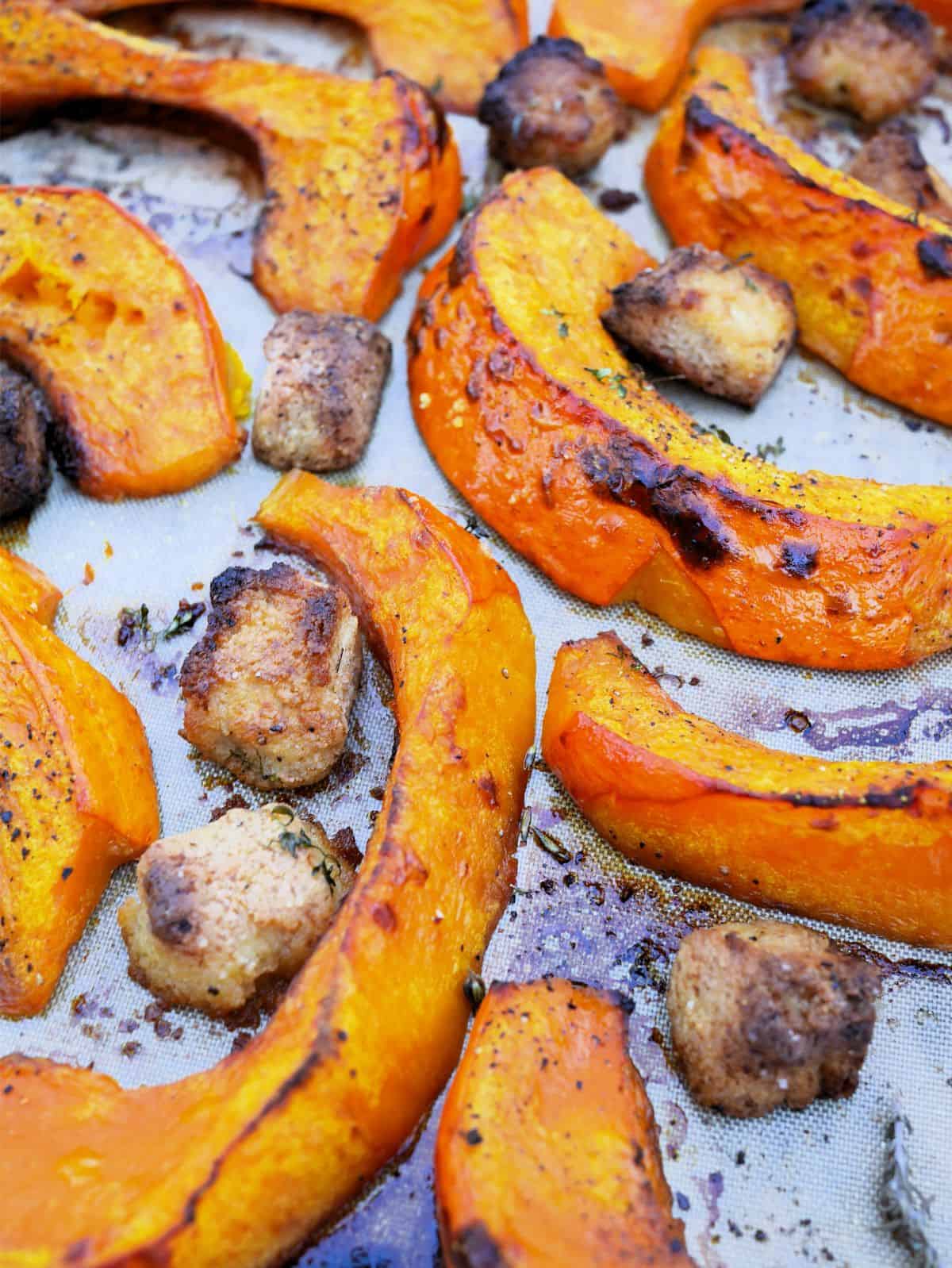 roasted butternut and feta