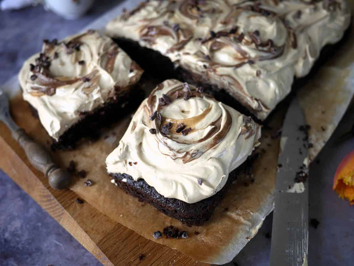 vegan mocha coffee cake